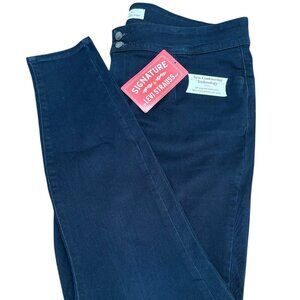 LEVI SIGNATURE Jeans NWT High Rise Super Skinny Tummy Panel Womens Size 20 NEW